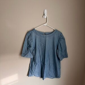 LOFT Light Blue Blouse